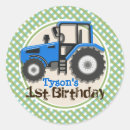 Search for blue tractor stickers Boy