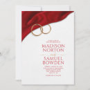 Search for satin wedding invitations Red