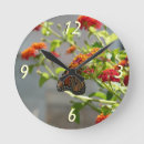 Recherche de papillon rouge horloges Fleurs