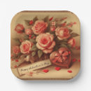 Recherche de valentine assiettes Rétro