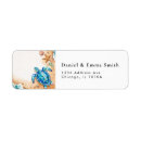 Search for beach christmas return address labels Elegant