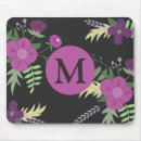 Recherche de fleurs violettes tapis souris Moderne