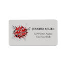 Search for star design return address labels Typography
