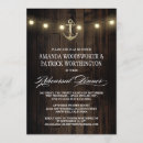Search for nautical rehearsal dinner invitations Anchor