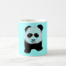 Search for panda face mugs Black