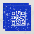 Search for qr code christmas cards Blue