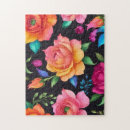 Recherche de floral puzzles Bleu