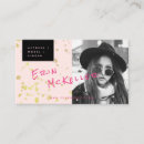 Recherche de acteur cartes visite Styliste