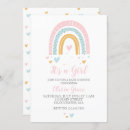 Search for pastel baby girl shower invitations It's a girl