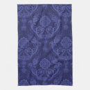 Recherche de papier peint cuisine linges Bleu