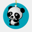 Recherche de panda ornements Noir et blanc