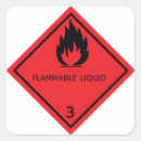 Search for flammable stickers Hazard