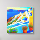 Search for santorini canvas prints Sea