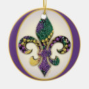 Search for mardi gras beads ornaments Purple