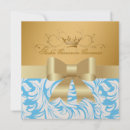 Search for damask baby boy shower invitations Party