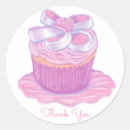 Search for pink cupcake thank you stickers Baking