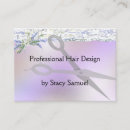 Recherche de fleurs de lavande cartes visite Coiffeur
