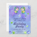 Search for twin mermaids invitations Ocean
