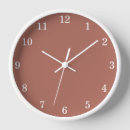 Recherche de rouge et blanc horloges Chiffres blancs