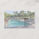 Search for swimming pool business cards Vacation