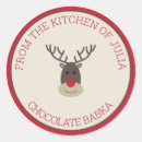 Search for reindeer cookie stickers Santa
