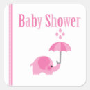 Search for baby shower girl elephant stickers Girls