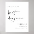 Search for order of the day wedding signs Black and white