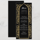 Search for red and gold wedding menus Gothic