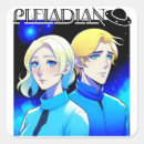 Recherche de alien bleu autocollants Extraterrestre