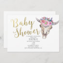 Search for baby skull invitations Rustic