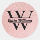 Search for modern rose gold stickers Hand lettered