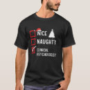 Search for psychologist christmas tshirts Clinical
