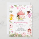 Search for fairy birthday invitations Girl