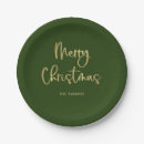 Search for green and gold paper plates Simple