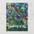 Search for abstract flowers postcards Purple