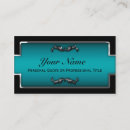 Search for black and teal business cards Blue