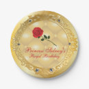 Search for vintage roses plates Gold