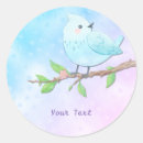 Recherche de oiseau bleu autocollants Baby