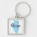 Search for vintage map keychains Blue