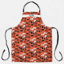 Search for mid century modern aprons Orange