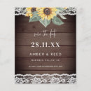 Search for lace save the dates Sunflower
