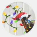 Search for funny goat stickers Christmas tree
