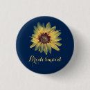 Recherche de tournesols badges Bridesmaid
