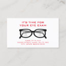 Search for eye doctor appointment cards Ophthalmology