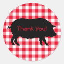 Search for white pig stickers Red
