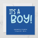 Search for its a boy birth announcement cards Typography