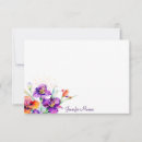 Search for iris horizontal note cards Watercolor