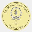Recherche de abeille vintage autocollants Miel