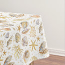 Search for seashell tablecloths Watercolor