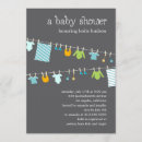 Recherche de clothesline baby shower invitations Bébé